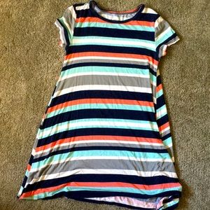 Striped T-shirt Dress